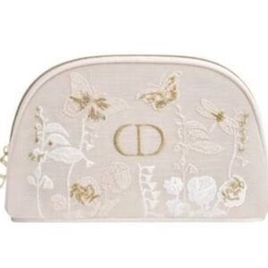 Dior Elegant Cream Dior Women's makeup bag